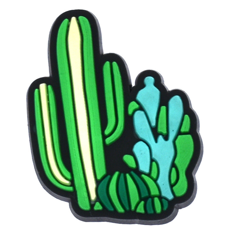 Wholesale 100pcs Summer Soft Rubber DIY Shoe Flower Decorative Buckle Accessories